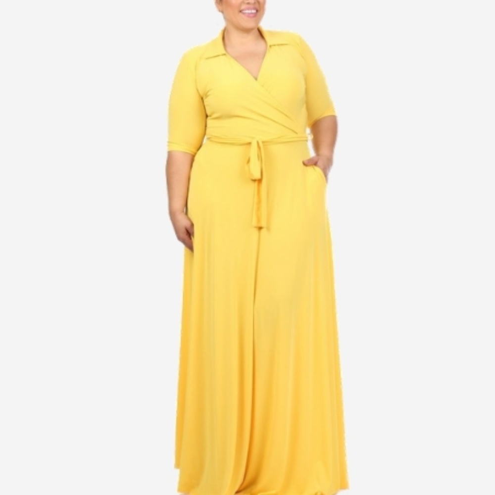 1 LEFT ➕ Maxi Dress (Yellow)*5🌟-rated